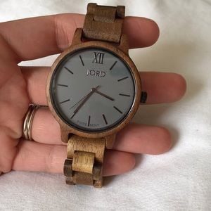 Charcoal grey Jord watch